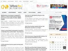 Tablet Screenshot of californianewsreporter.com